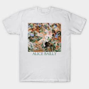 Equestrian Fantasy with Pink Lady (1913) by Alice Bailly T-Shirt